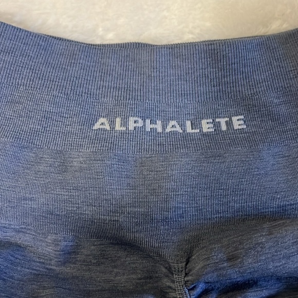 NWOT Women’s Alphalete Amplify French Blue Leggings Size M - Picture 7 of 7